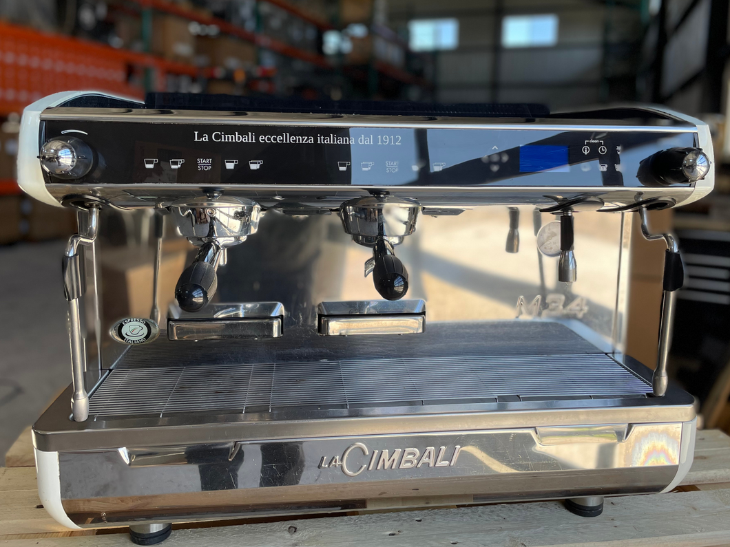 La Cimbali M34 White 2 Group Commercial Espresso Machine | Pro